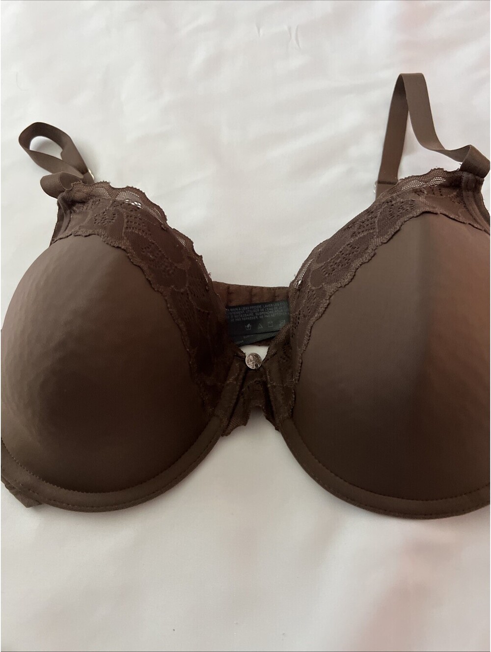 Natori Brown Lace Underwire Hidden Glamour Bra-34D